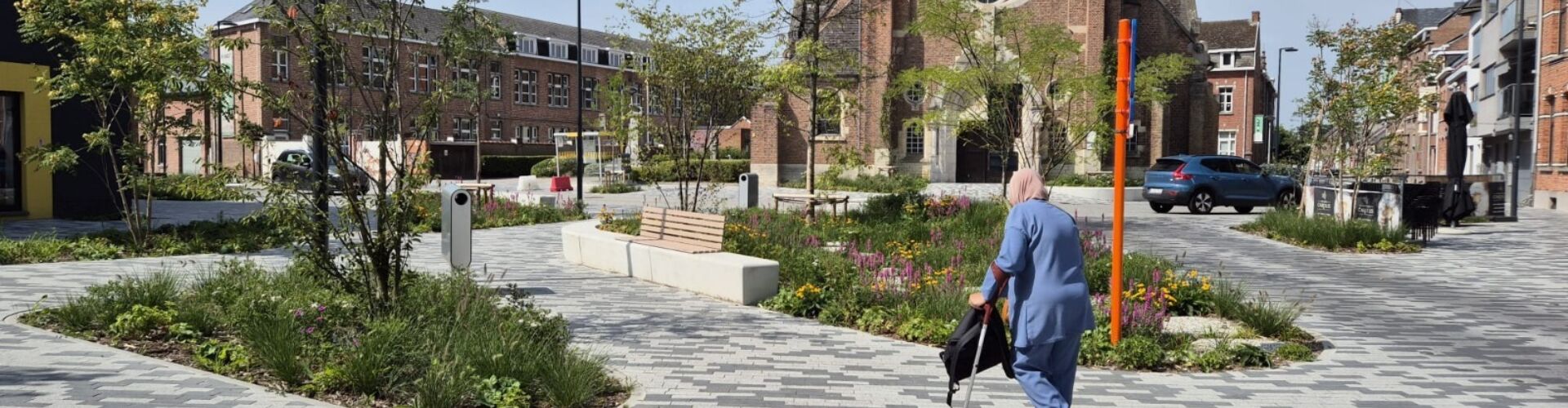 Kapelle-op-den-Bos – Marché et rues adjacentes réaménagés